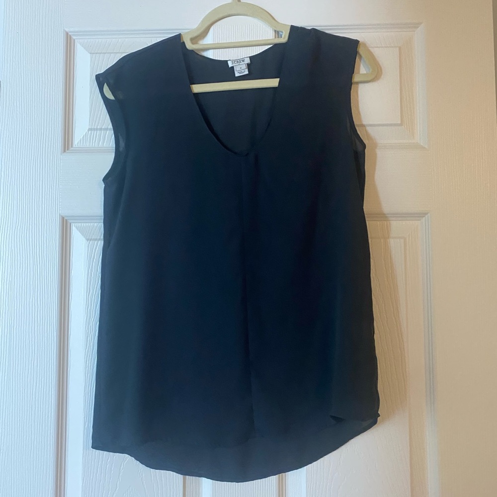 JCrew Black Dress Top